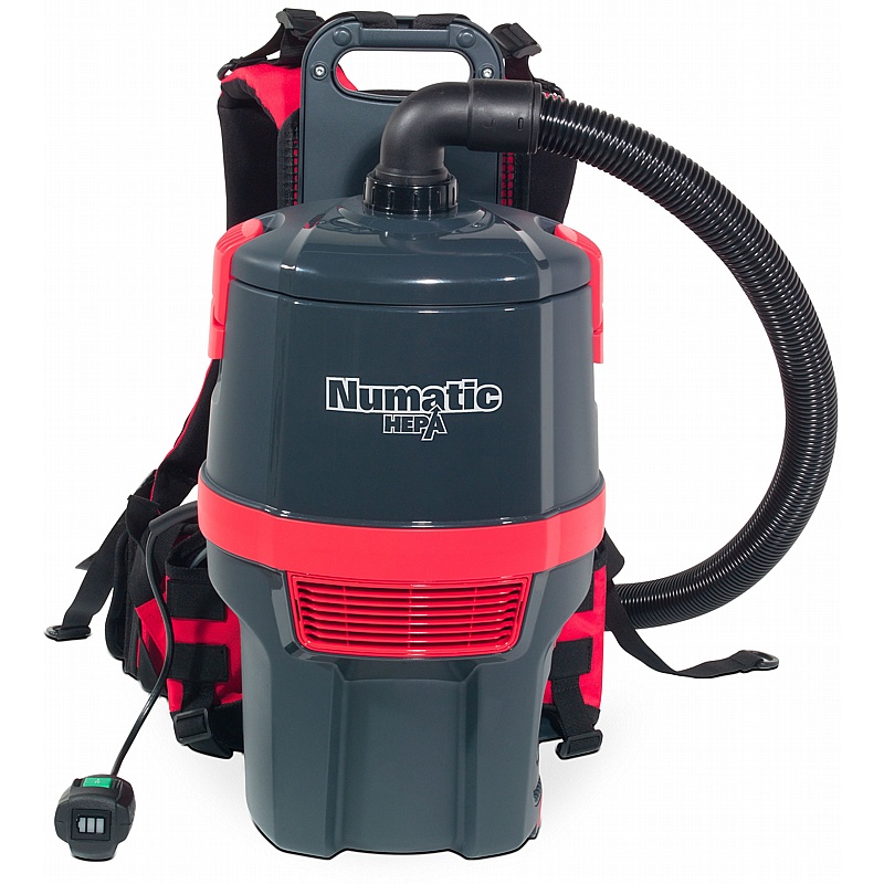Numatic Pro Cordless RSB150NX HEPA Rucsac Backpack Commercial Dry Vacuum Cleaner - Cleaning & Hygiene