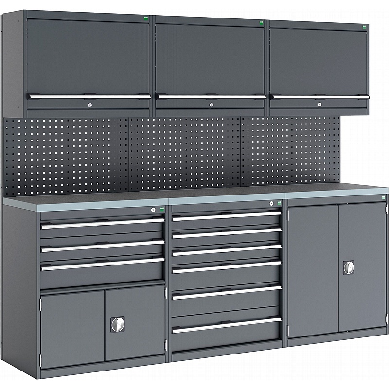 Bott Cubio Anthracite Workstation Bundle C - Workshop