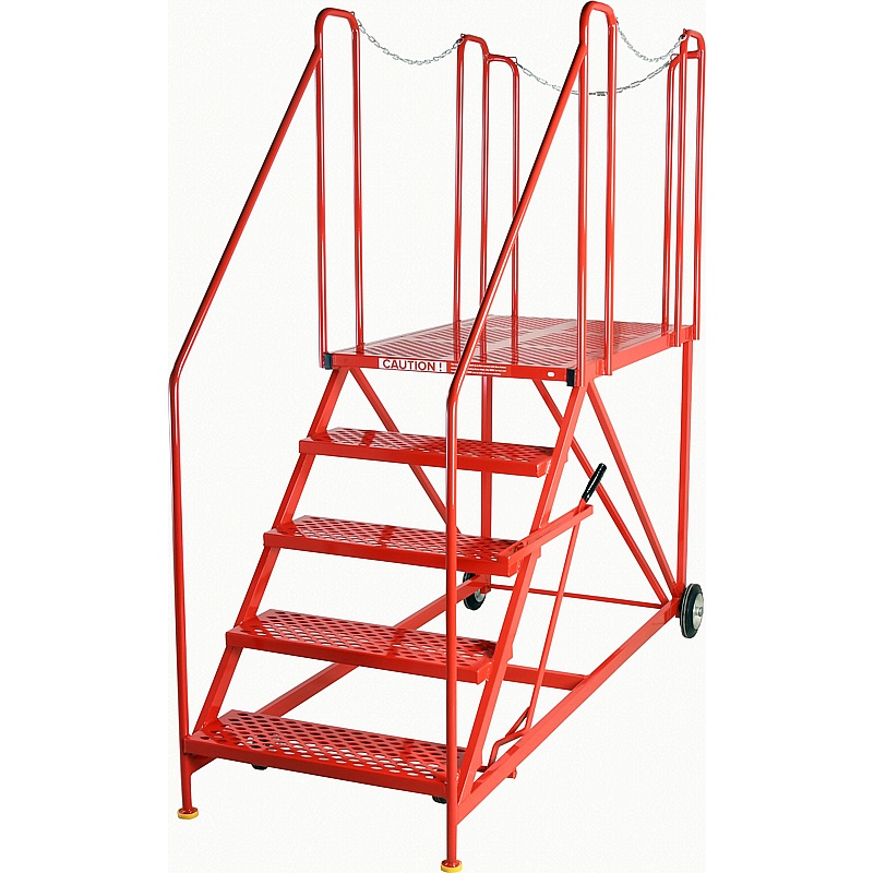 Steptek BS Easy Rise Steps with Truck / Dock Platform - Access Equipment