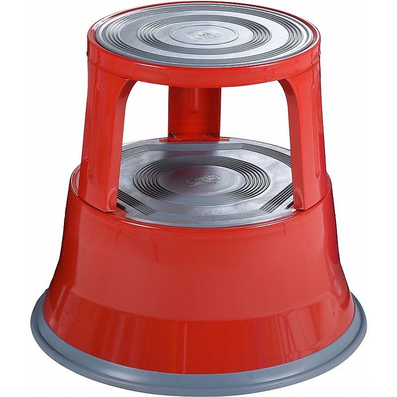 Steptek Weight Reactive Round Steel Kick Steps - Access Equipment