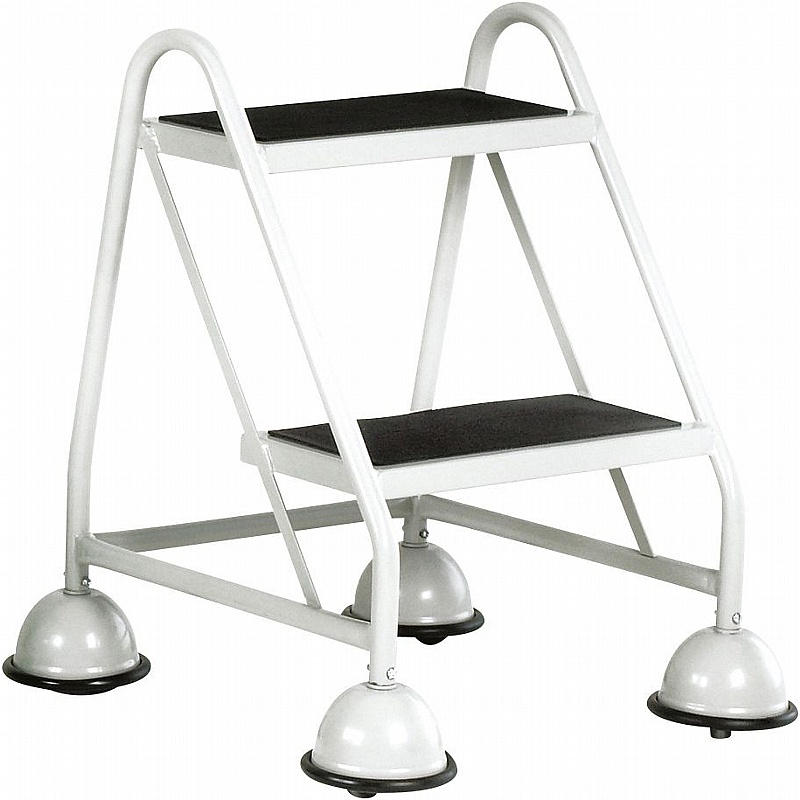 Steptek Single Sided Two Step Mobile Steps - Access Equipment