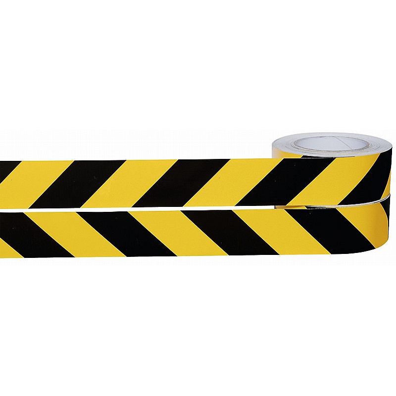 Hazard Warning Retro Reflecting Tape - Premises