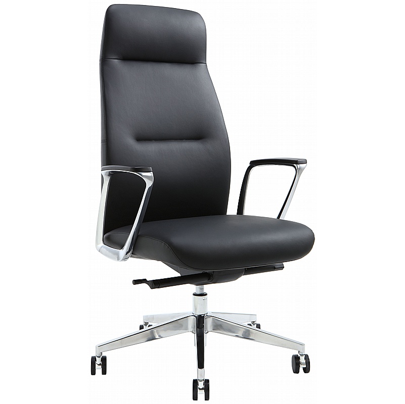 Noble Luxury High Back Top Grain Leather Executive Office Chair - Office Furniture