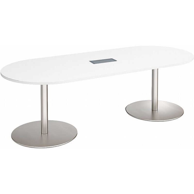 Eternal D-End Meeting and Boardroom Tables with Power - Office Furniture