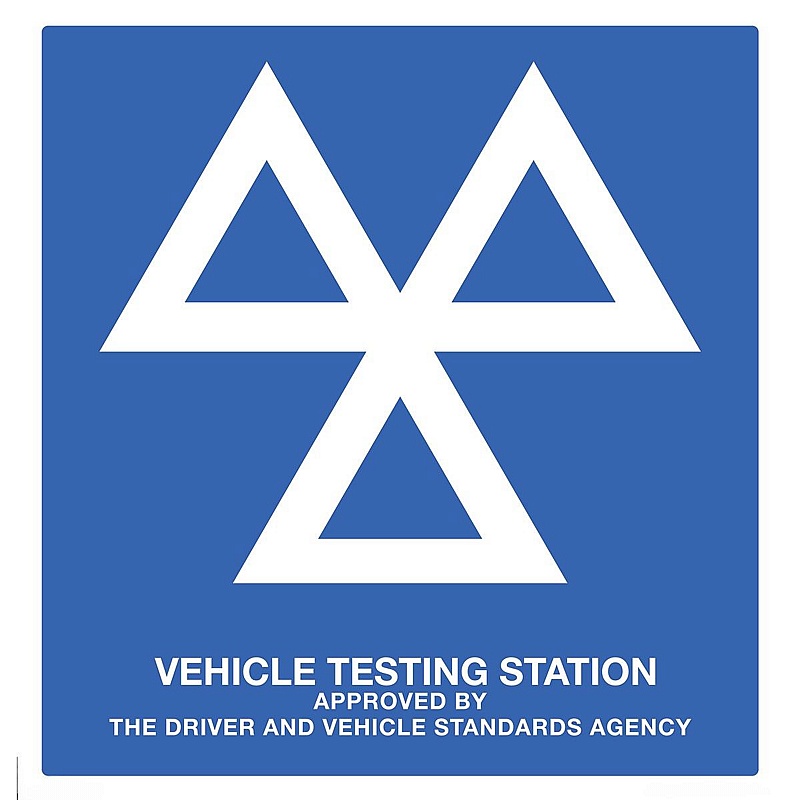 MOT Testing Station Rigid Plastic Signs - Premises