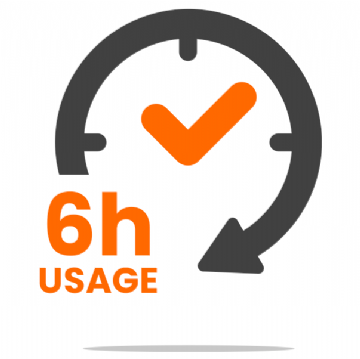 6 Hour Usage