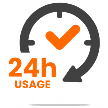 24 Hour Usage